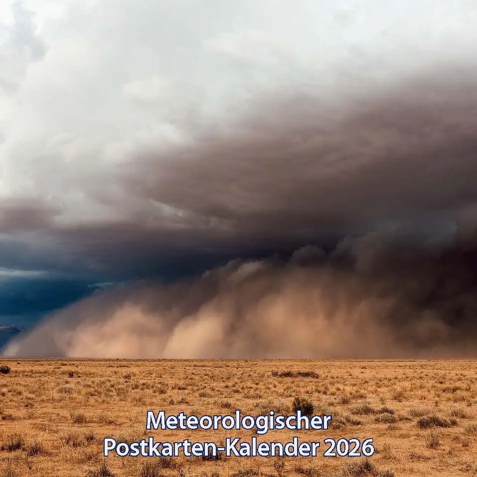 Cover: 9783443011826 | Meteorologischer Postkarten-Kalender 2026 | Gesellschaft | Kalender