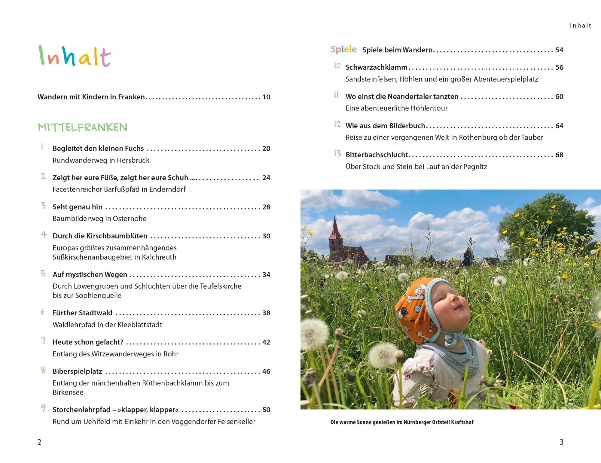 Bild: 9783734311826 | Wanderspaß mit Kindern Franken | 40 erlebnisreiche Touren | Fiebrig