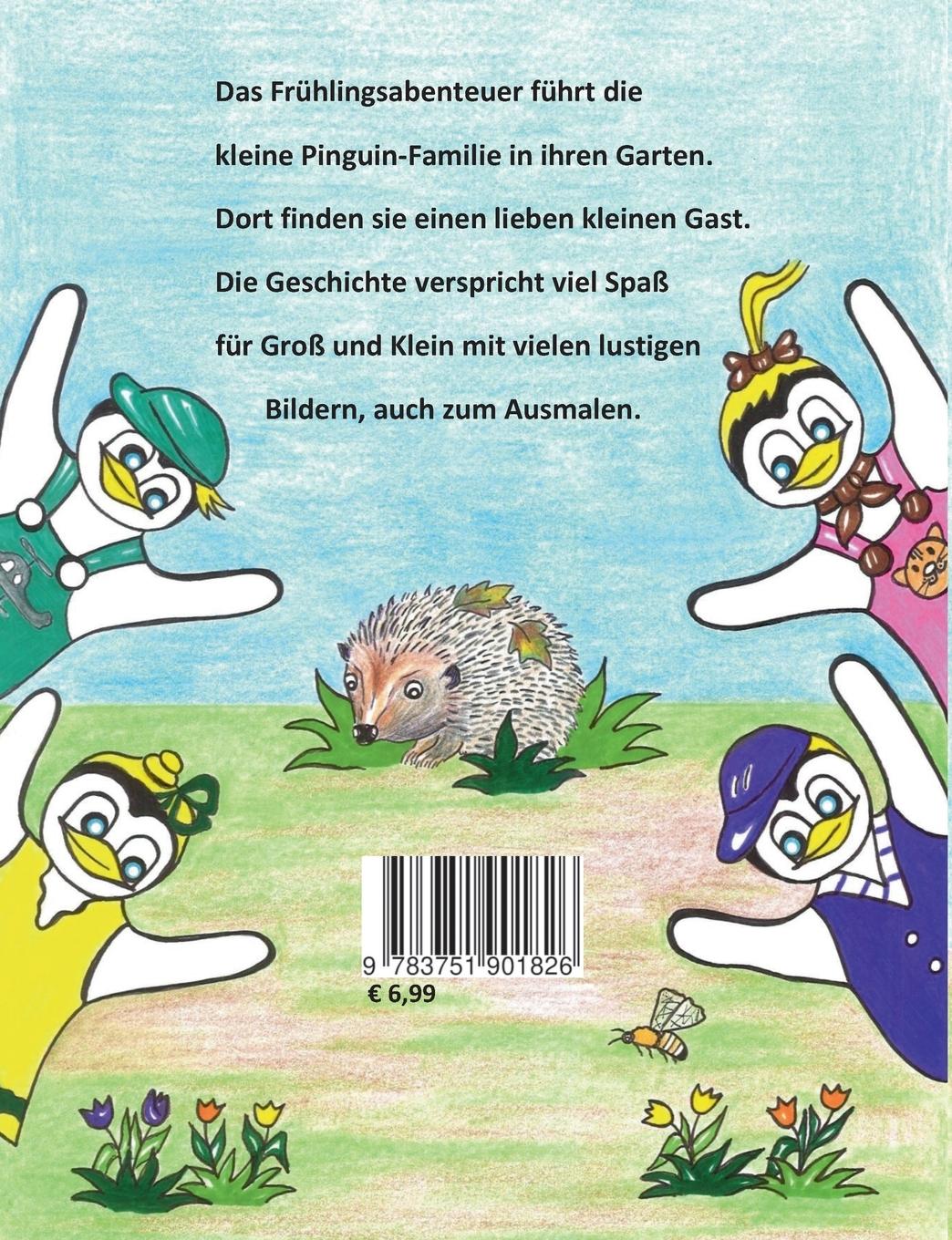 Rückseite: 9783751901826 | Pinguin Linchen und Lino auf Abenteuer im Frühling | Carmen Kerzig