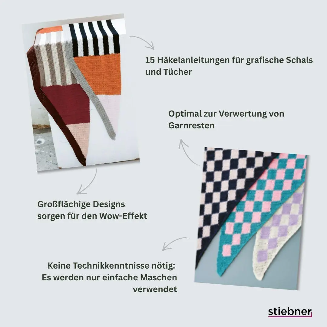 Bild: 9783830721826 | Tücher und Schals häkeln in grafischen Designs | Wagtendonk | Buch