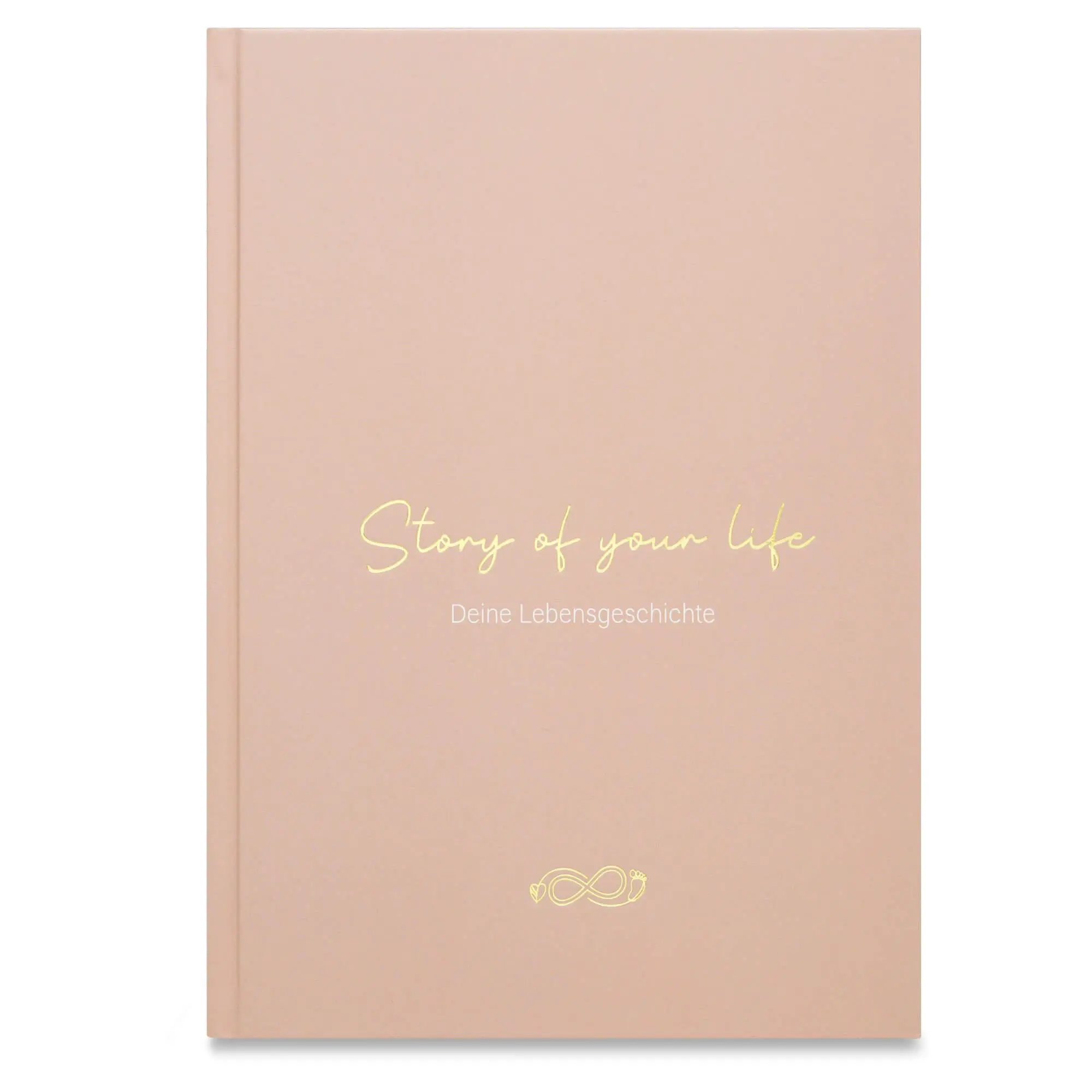 Cover: 9783985951826 | Story of your life | Deine Lebensgeschichte (antikrosa) | Leaf &amp; Gold