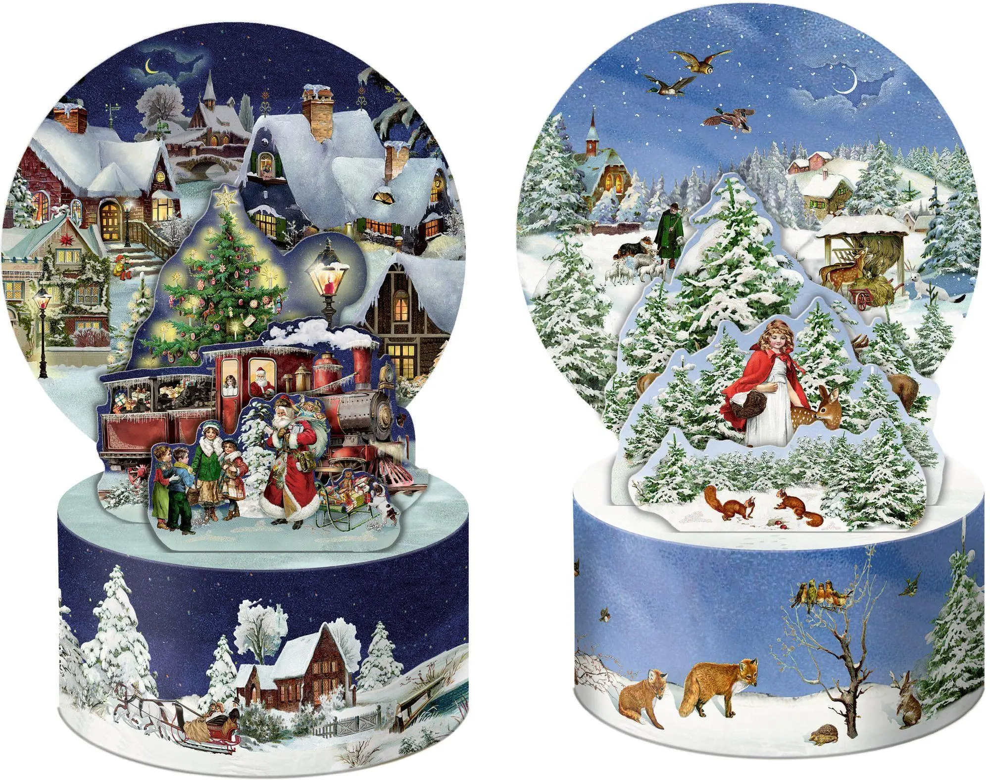 Cover: 4050003971926 | Mini-Adventskalender - Adventszauber (Pop-up) | Zum Aufstellen | Behr