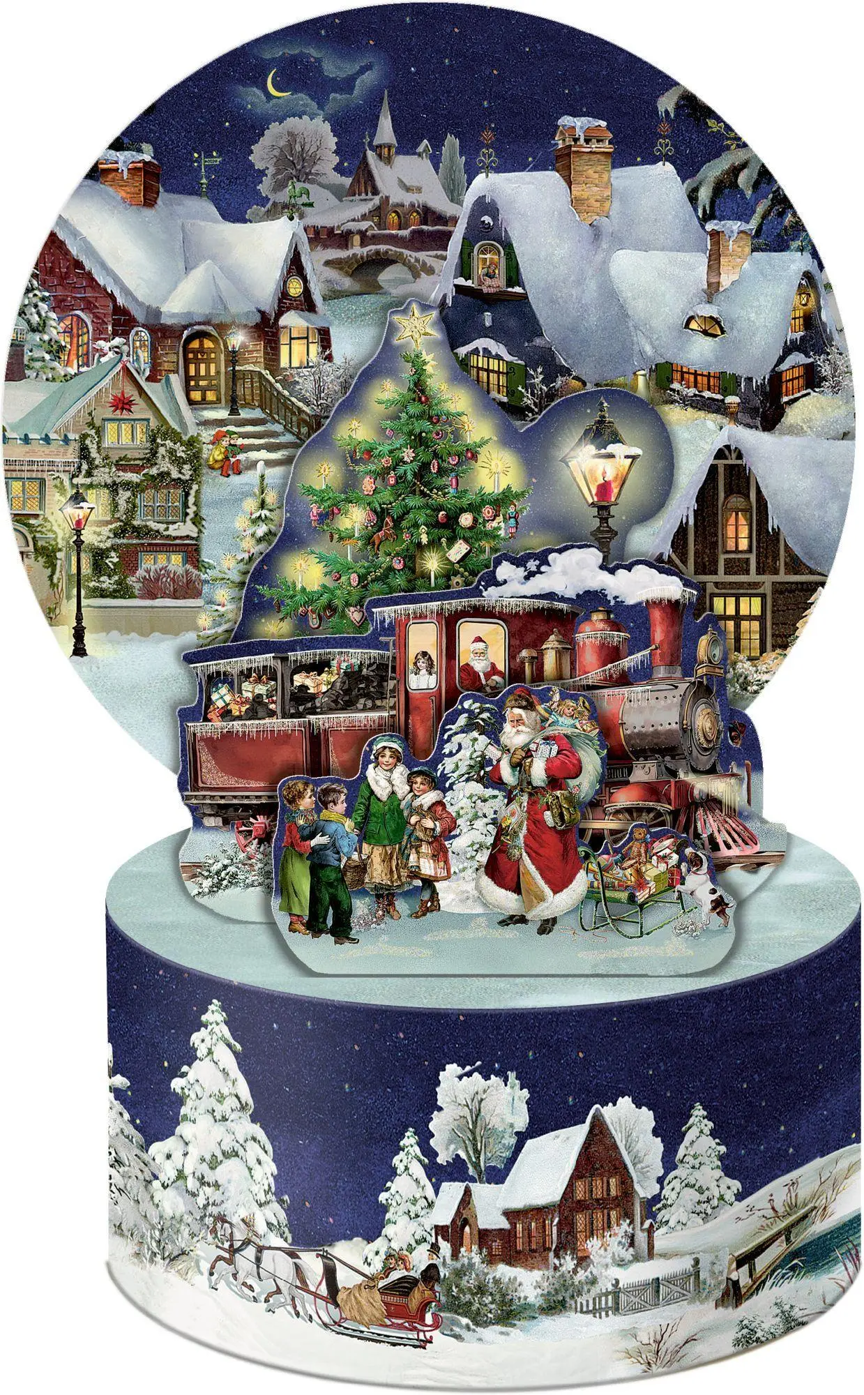 Bild: 4050003971926 | Mini-Adventskalender - Adventszauber (Pop-up) | Zum Aufstellen | Behr