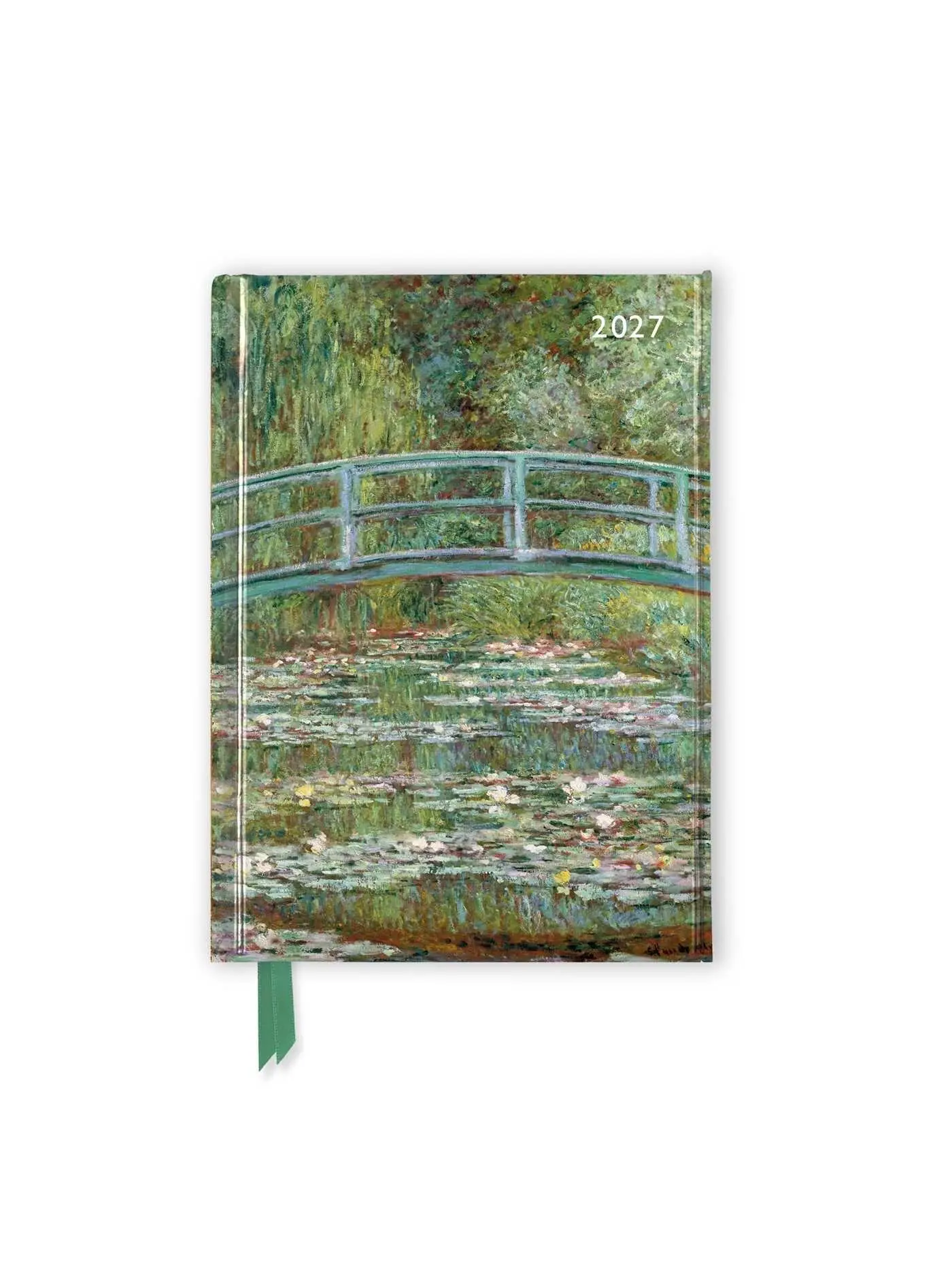 Cover: 9781806941926 | Claude Monet - Die Japanische Brücke - Taschenkalender 2027 | Flame