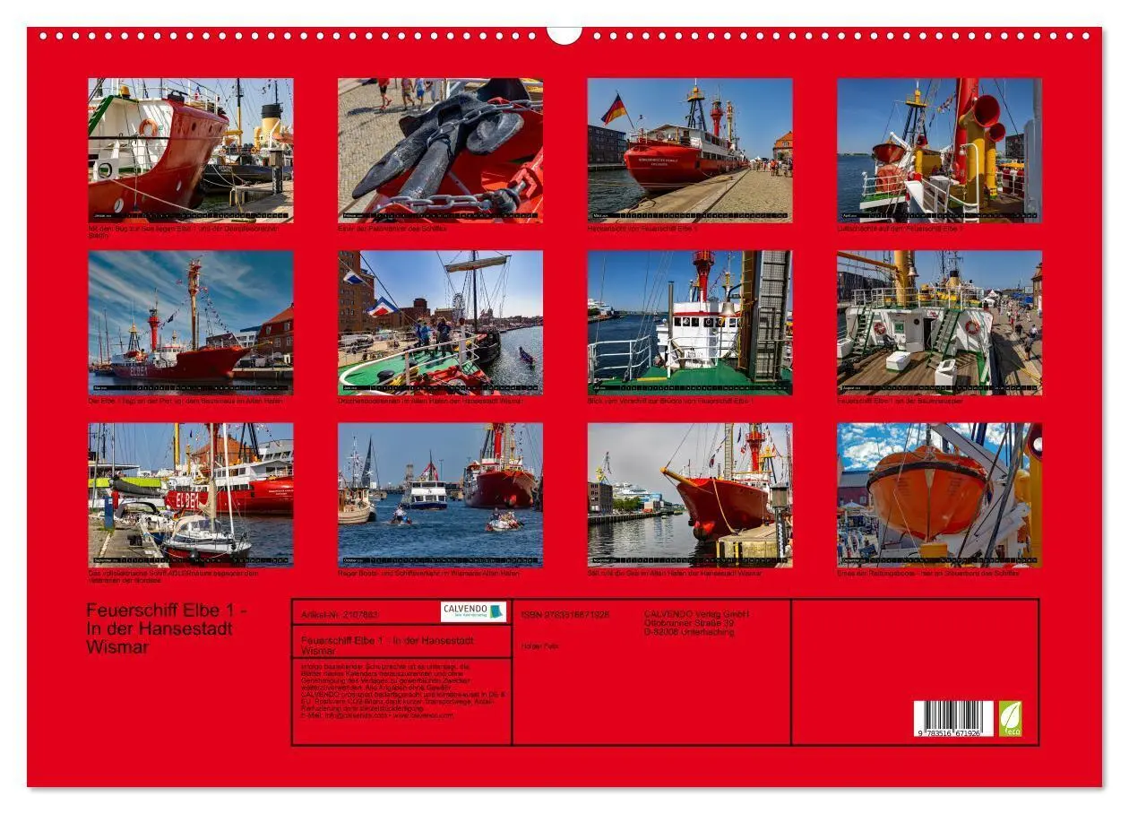 Bild: 9783516671926 | Feuerschiff Elbe 1 - In der Hansestadt Wismar (Wandkalender 2026...