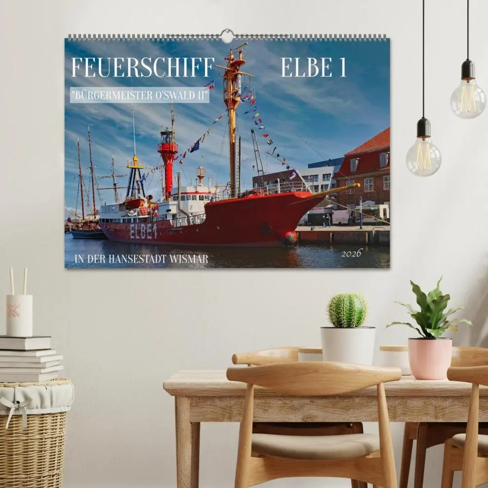 Bild: 9783516671926 | Feuerschiff Elbe 1 - In der Hansestadt Wismar (Wandkalender 2026...