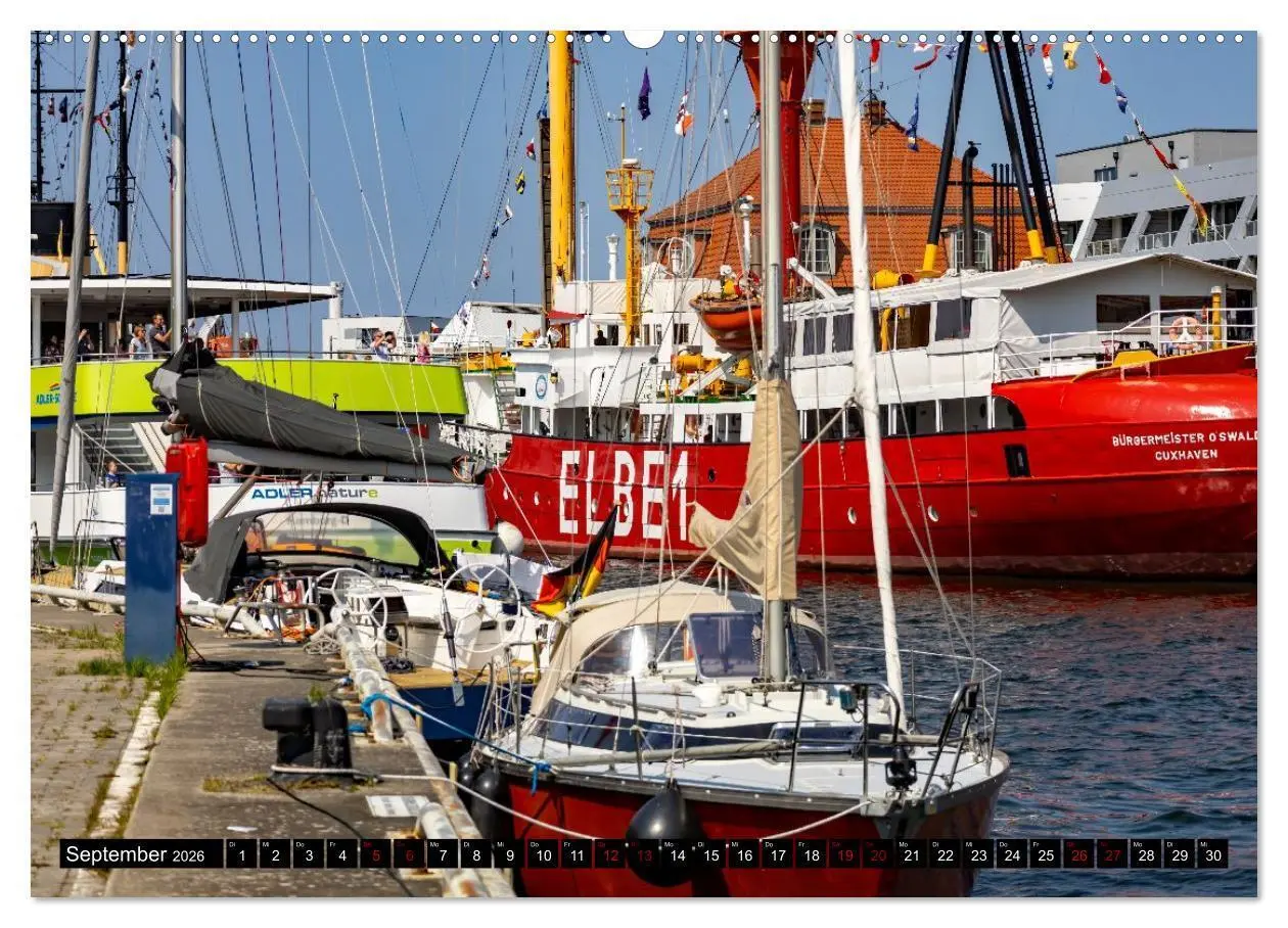 Bild: 9783516671926 | Feuerschiff Elbe 1 - In der Hansestadt Wismar (Wandkalender 2026...