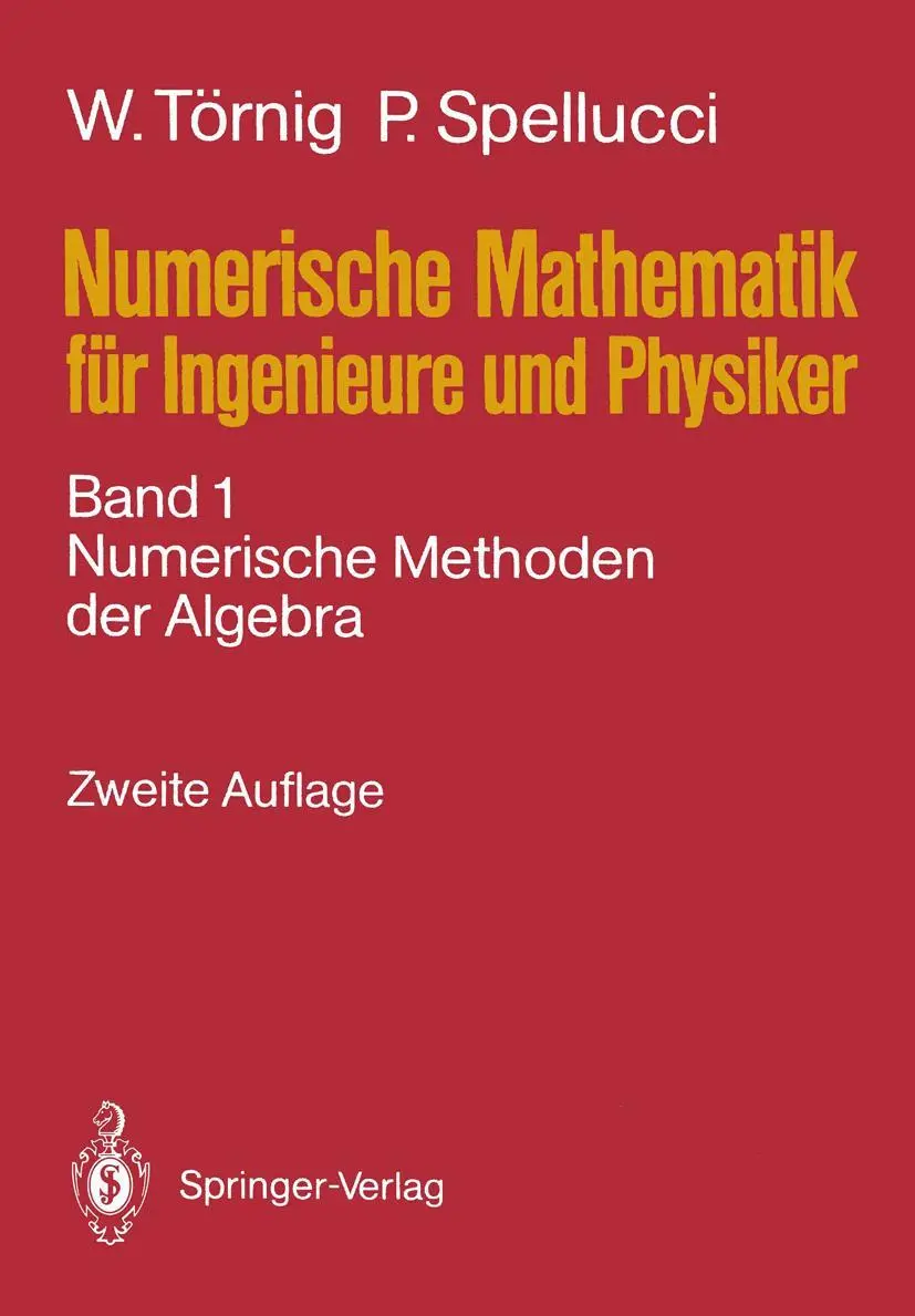 Cover: 9783540191926 | Numerische Mathematik für Ingenieure und Physiker | Spellucci (u. a.)
