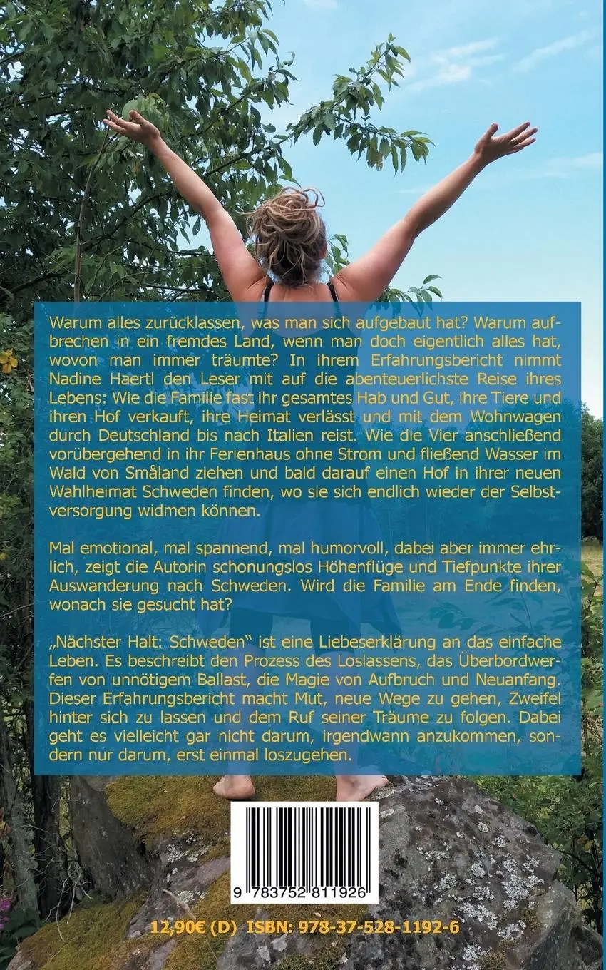 Rückseite: 9783752811926 | Nächster Halt Schweden | Vom Loslassen, Aufbrechen und Ankommen | Buch