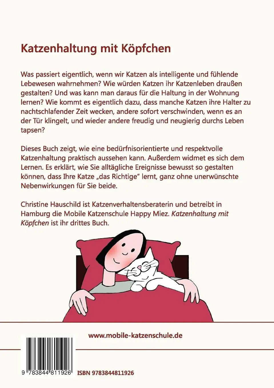Rückseite: 9783844811926 | Katzenhaltung mit Köpfchen | Für ein rundum glückliches Katzenleben