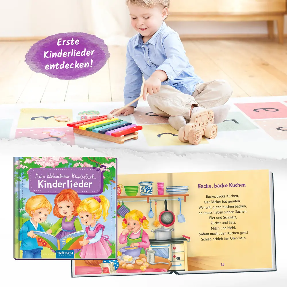 Bild: 9783965521926 | Mein klitzekleines Kinderbuch - Kinderlieder | KG | Buch | 32 S.