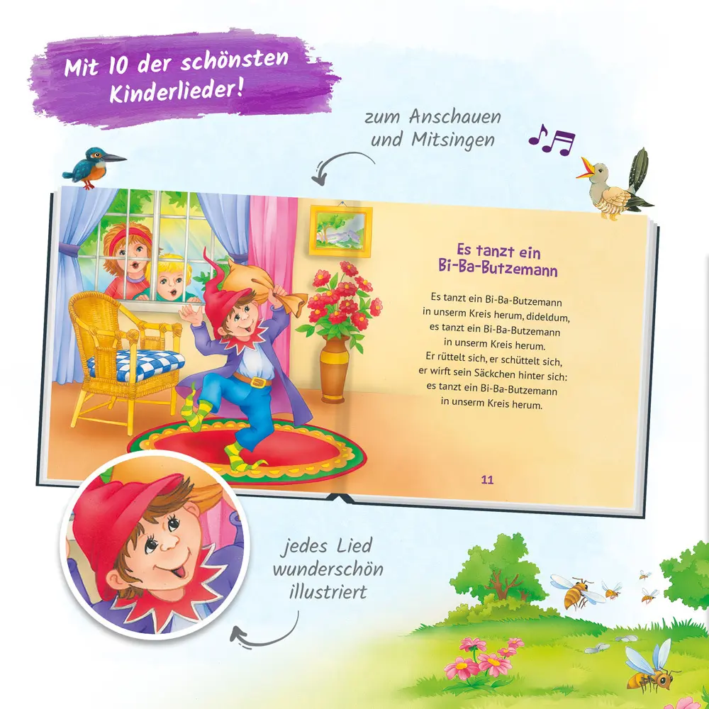 Bild: 9783965521926 | Mein klitzekleines Kinderbuch - Kinderlieder | KG | Buch | 32 S.