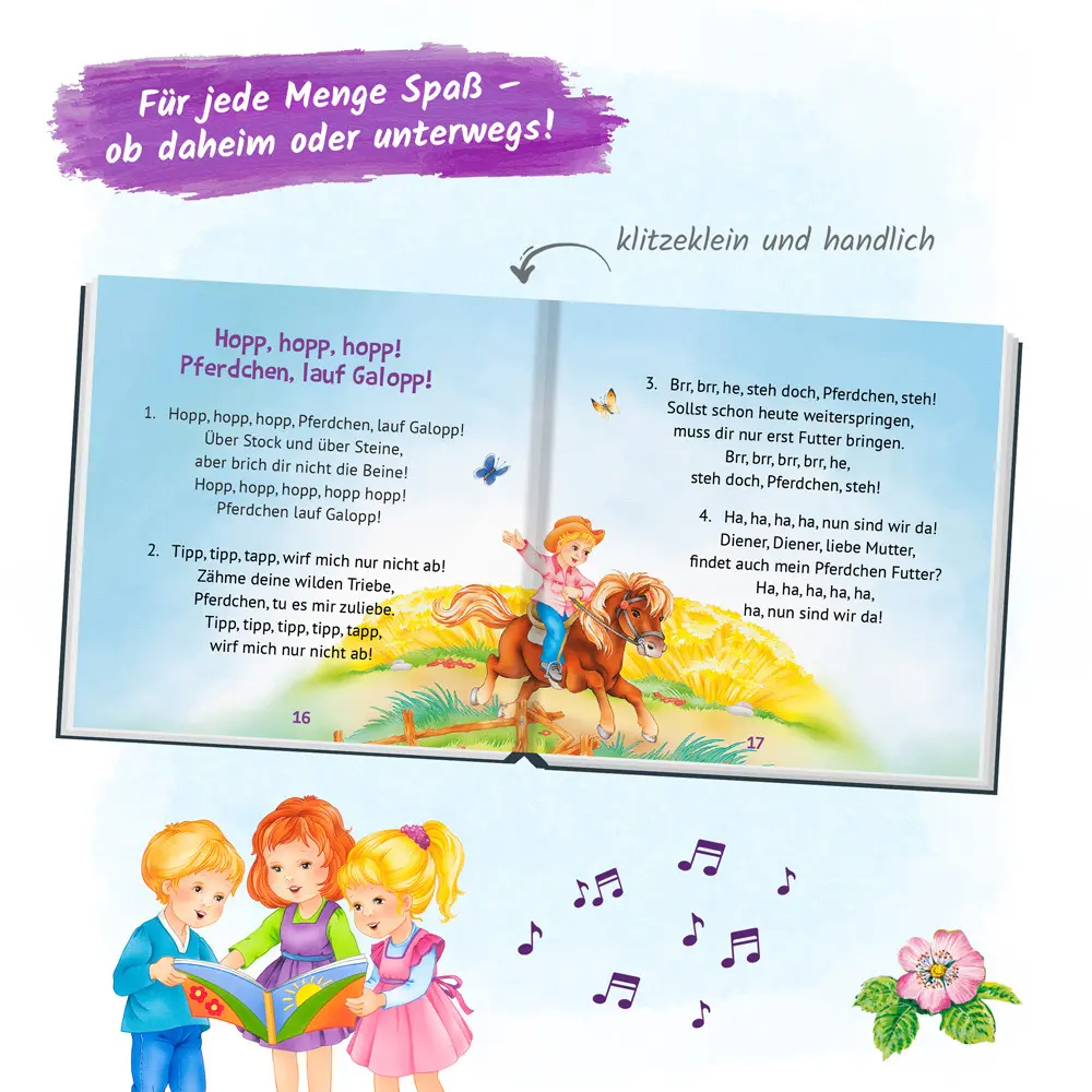 Bild: 9783965521926 | Mein klitzekleines Kinderbuch - Kinderlieder | KG | Buch | 32 S.