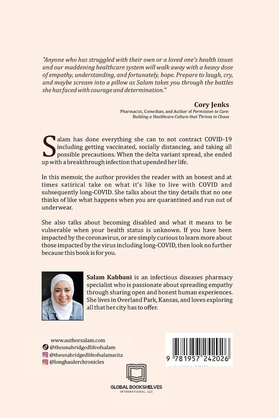 Rückseite: 9781957242026 | COVID Long-Hauler | My Life Since COVID | Salam Kabbani | Taschenbuch