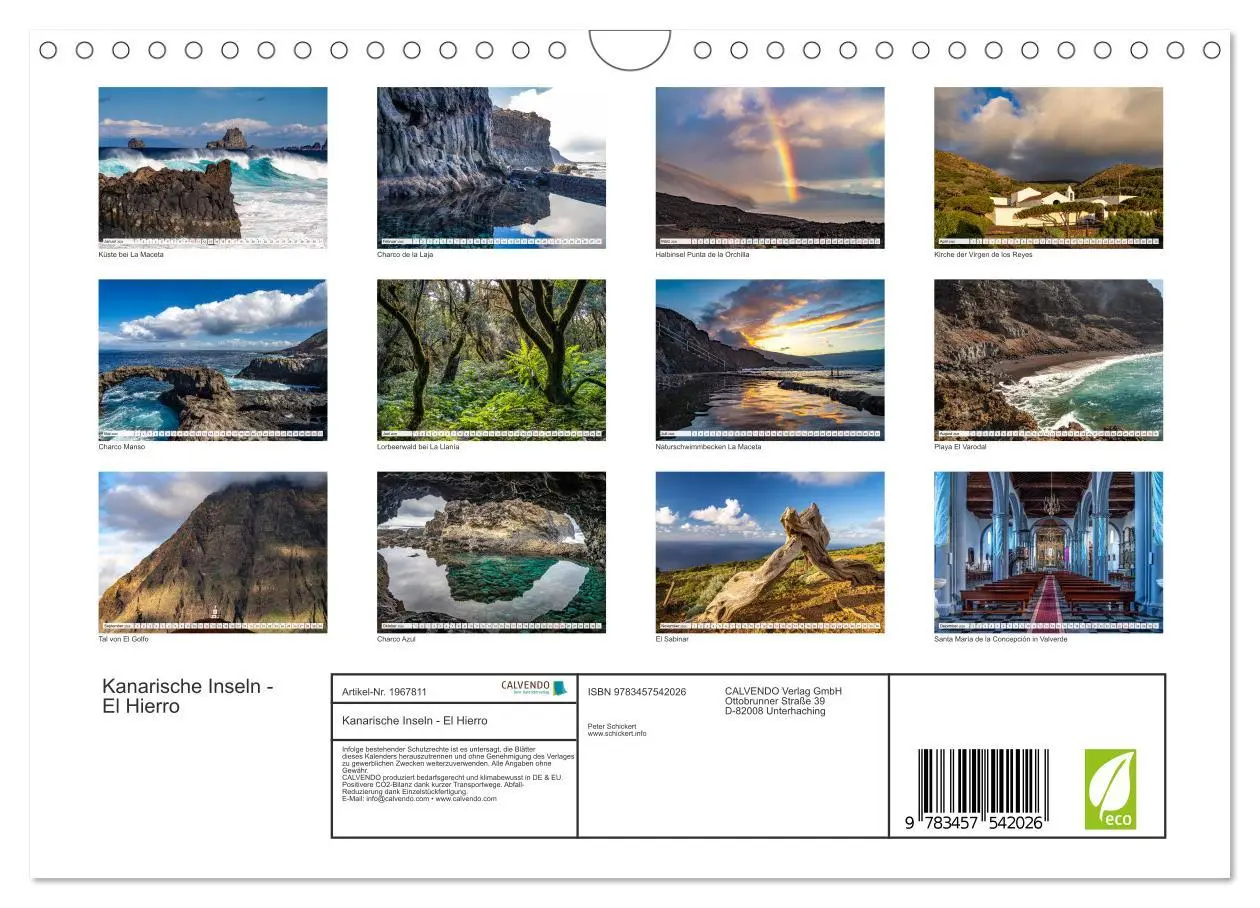 Bild: 9783457542026 | Kanarische Inseln - El Hierro (Wandkalender 2026 DIN A4 quer),...