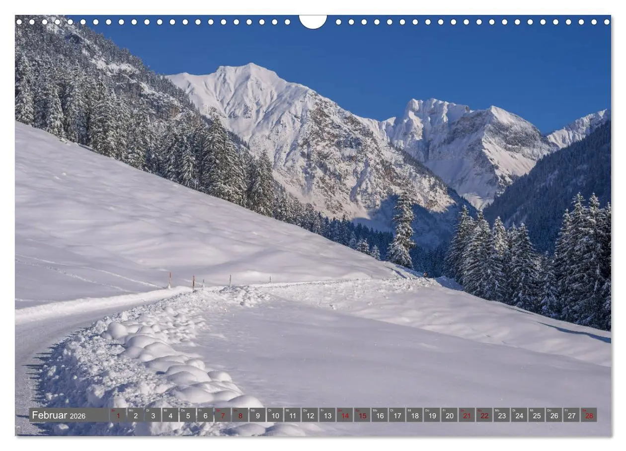 Bild: 9783457852026 | Schöne Wanderungen um Oberstdorf (Wandkalender 2026 DIN A3 quer),...