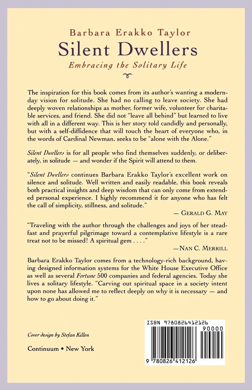 Rückseite: 9780826412126 | Silent Dwellers | Barbara Erakko Taylor | Taschenbuch | Englisch