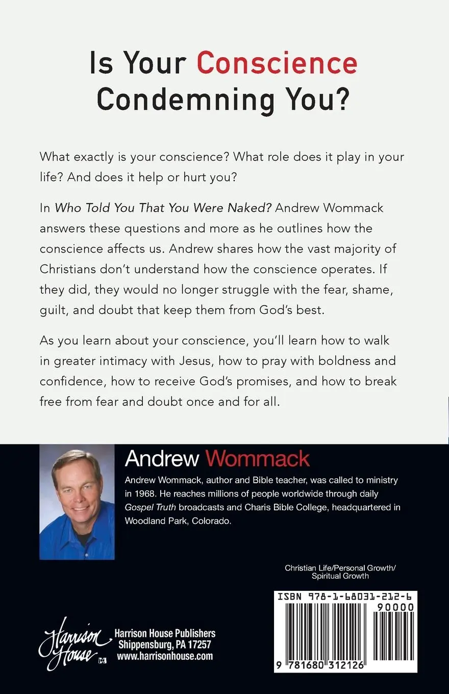 Rückseite: 9781680312126 | Who Told You That You Were Naked? | A Study of the Conscience | Buch