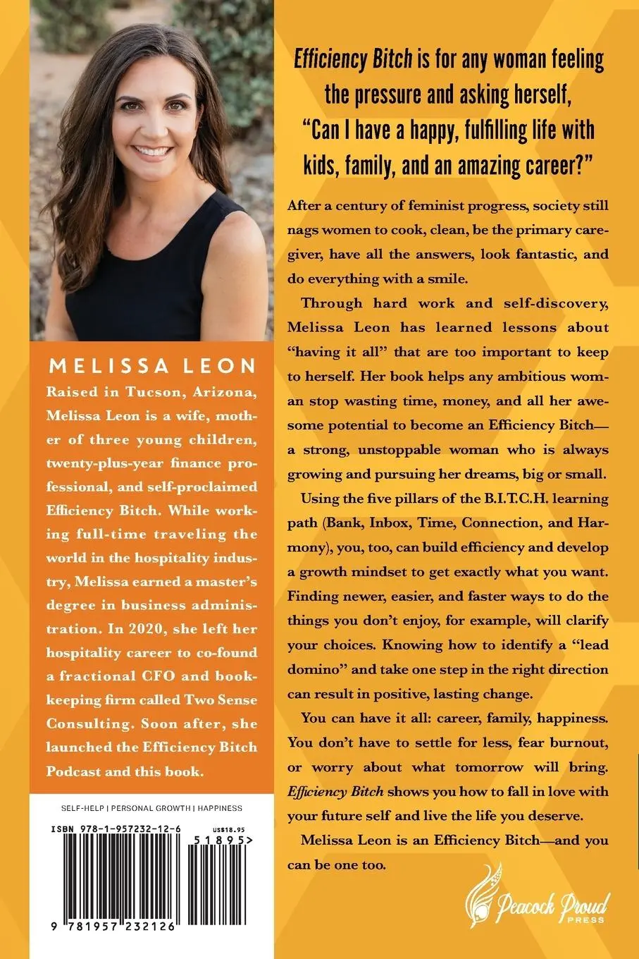 Rückseite: 9781957232126 | Efficiency Bitch | Melissa Leon | Taschenbuch | Englisch | 2022