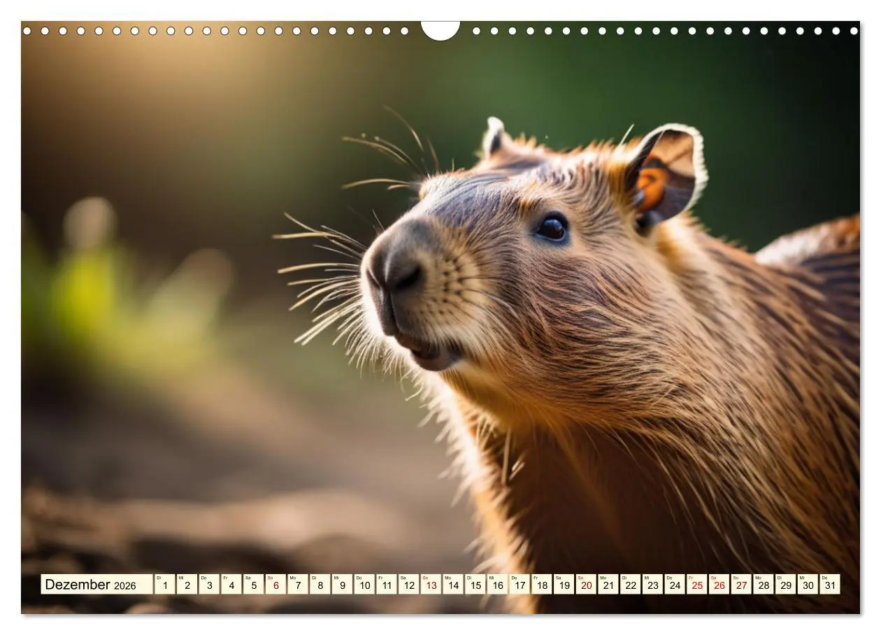 Bild: 9783457392126 | Capybaras - Wasserschweine die Herren der Gräser (Wandkalender 2026...
