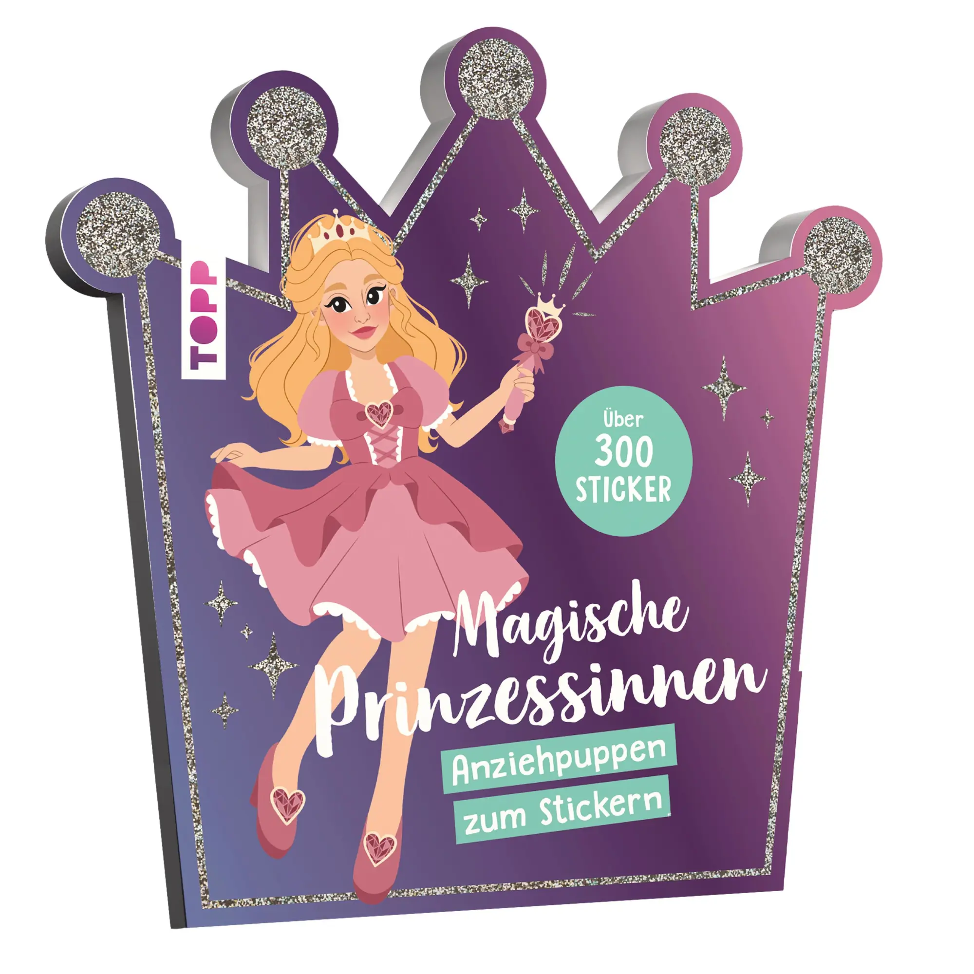 Cover: 9783735892126 | Stickerbuch: Anziehpuppen zum Stickern. Magische Prinzessinnen | Buch