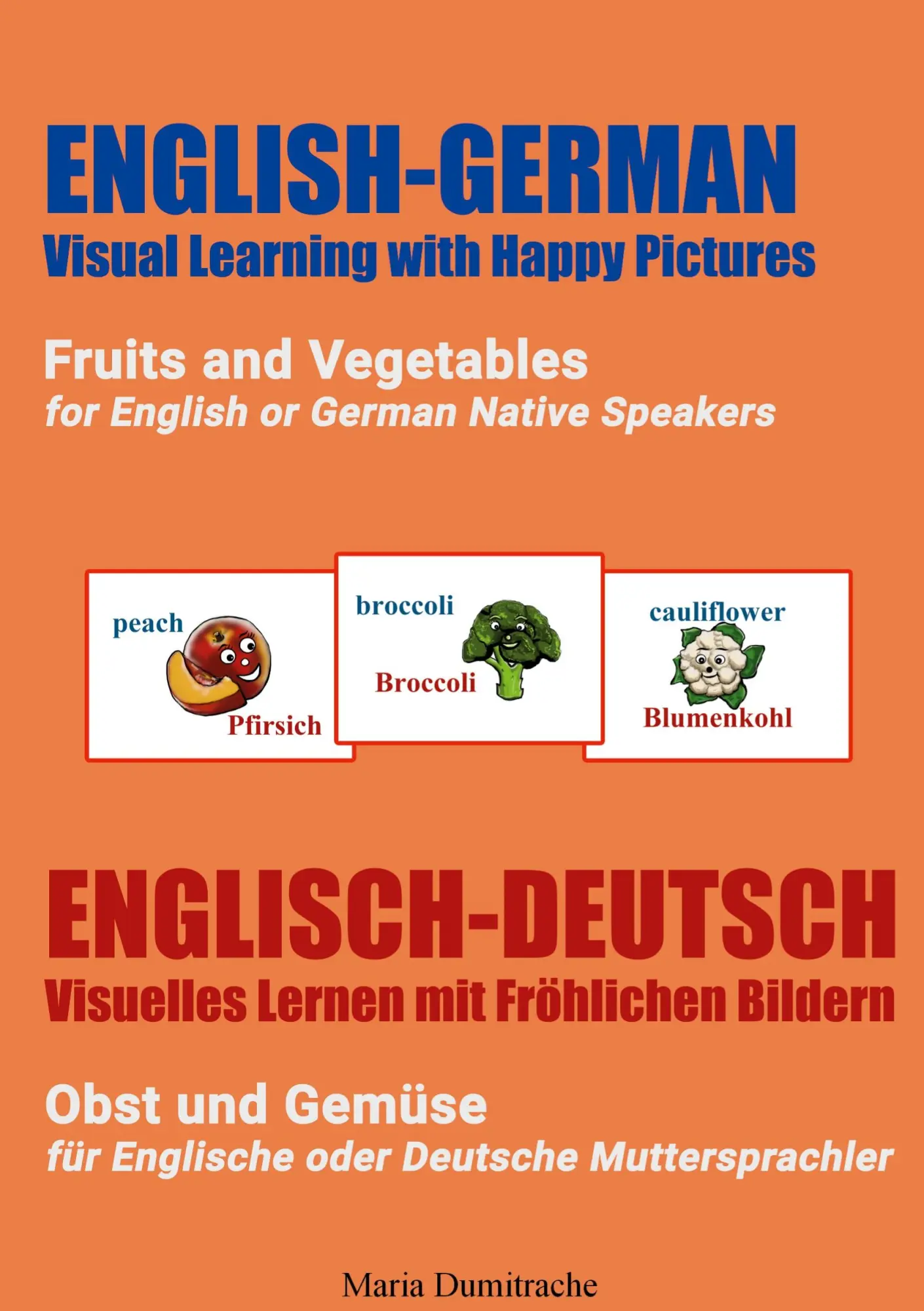 Cover: 9783756202126 | Fruits and Vegetables for English or German Native Speakers, Obst...
