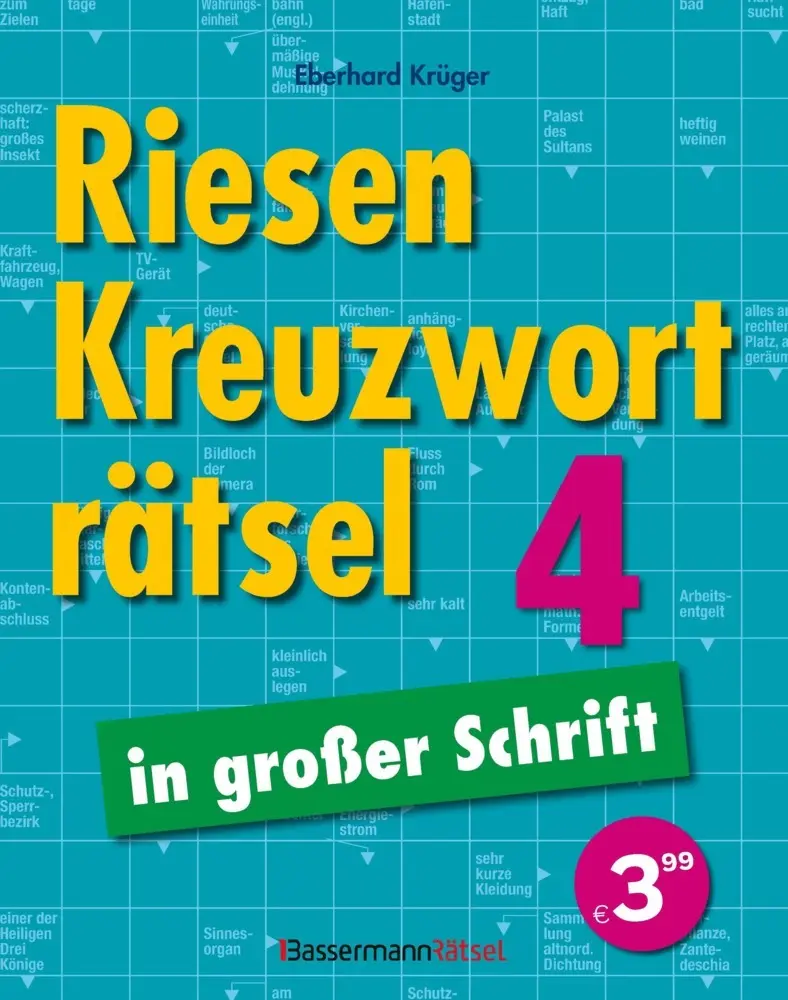 Cover: 9783809452126 | Riesen-Kreuzworträtsel in großer Schrift 4 | Eberhard Krüger | Buch