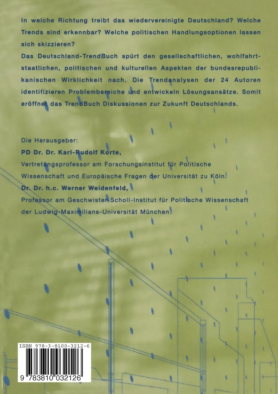 Rückseite: 9783810032126 | Deutschland-TrendBuch | Fakten und Orientierungen | Weidenfeld (u. a.)