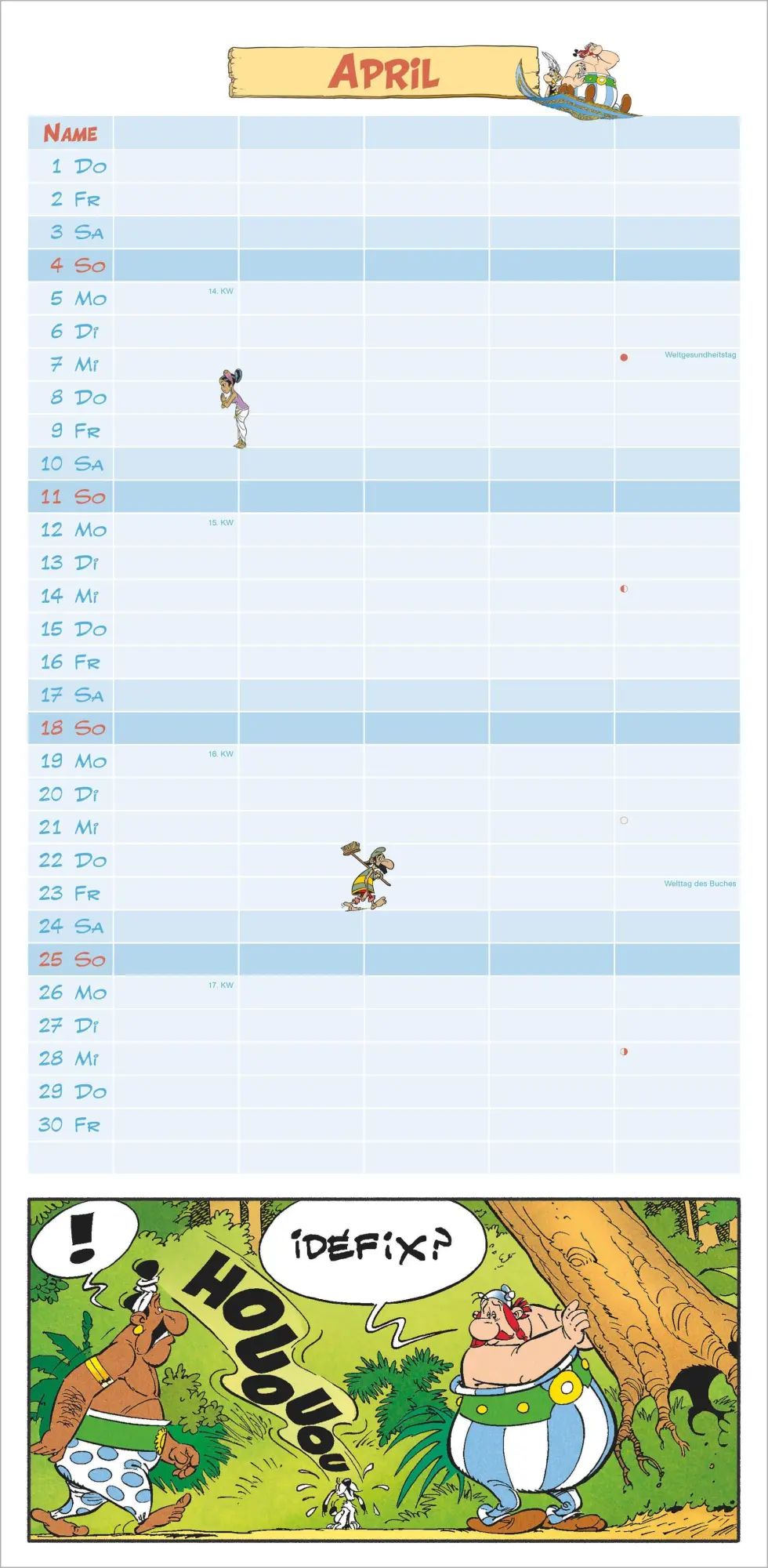 Bild: 4069095012226 | Asterix &amp; Obelix 2027 | Neumann Verlage GmbH &amp; Co KG | Kalender | 2027