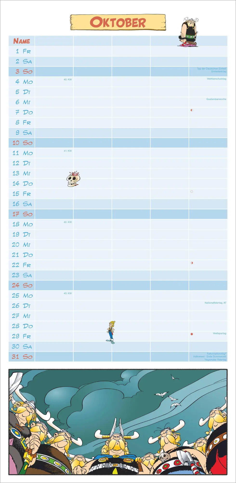Bild: 4069095012226 | Asterix &amp; Obelix 2027 | Neumann Verlage GmbH &amp; Co KG | Kalender | 2027