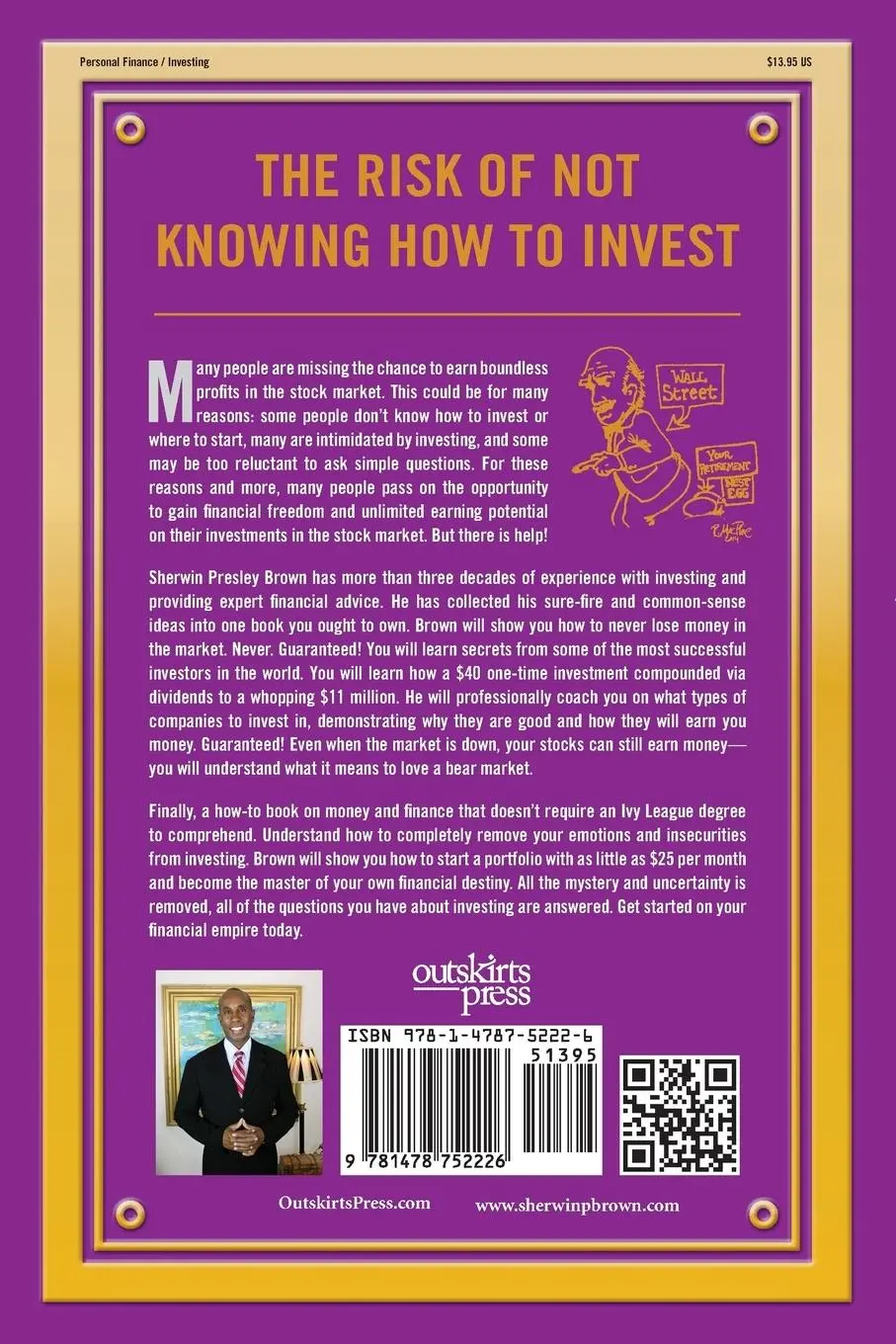 Rückseite: 9781478752226 | Simpler, Safer Investing | Sherwin Presley Brown | Taschenbuch | 2015