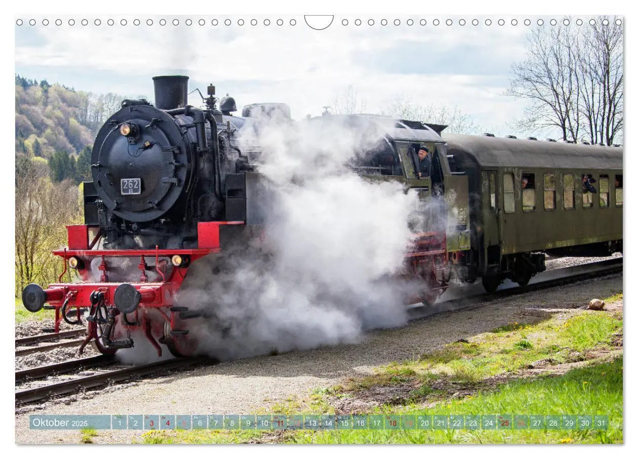 Bild: 9783435362226 | Dampfloks im südbadischen Raum (Wandkalender 2025 DIN A3 quer),...