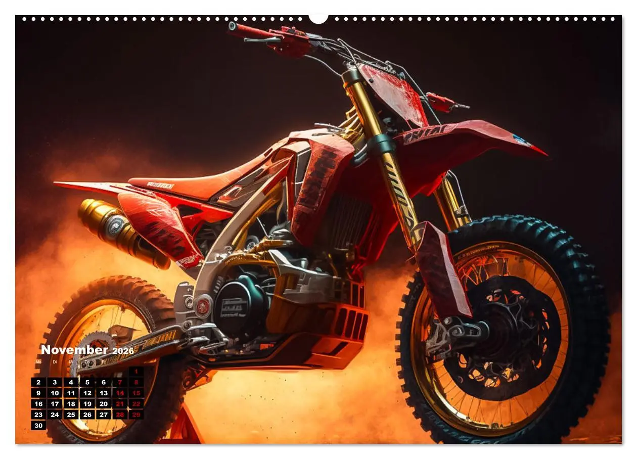 Bild: 9783457382226 | Motorrad illusionen (hochwertiger Premium Wandkalender 2026 DIN A2...