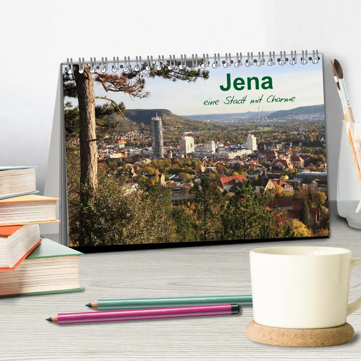 Bild: 9783516092226 | Jena in Thüringen (Tischkalender 2026 DIN A5 quer), CALVENDO...