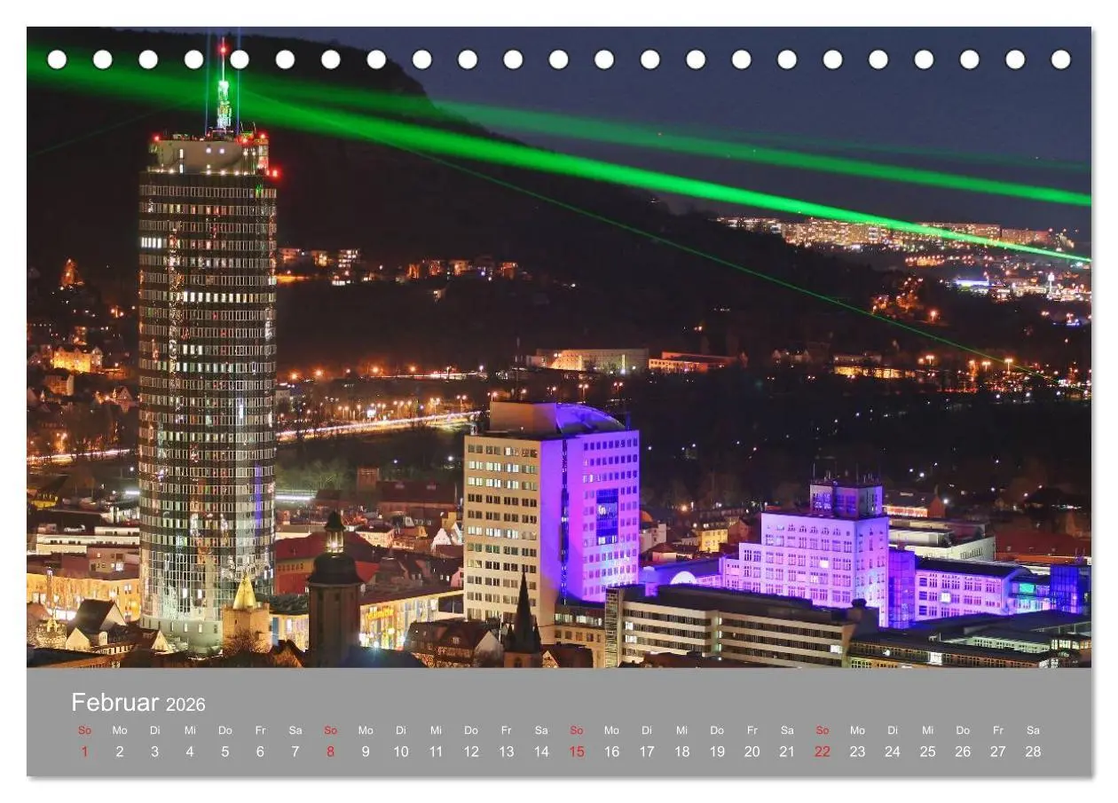 Bild: 9783516092226 | Jena in Thüringen (Tischkalender 2026 DIN A5 quer), CALVENDO...