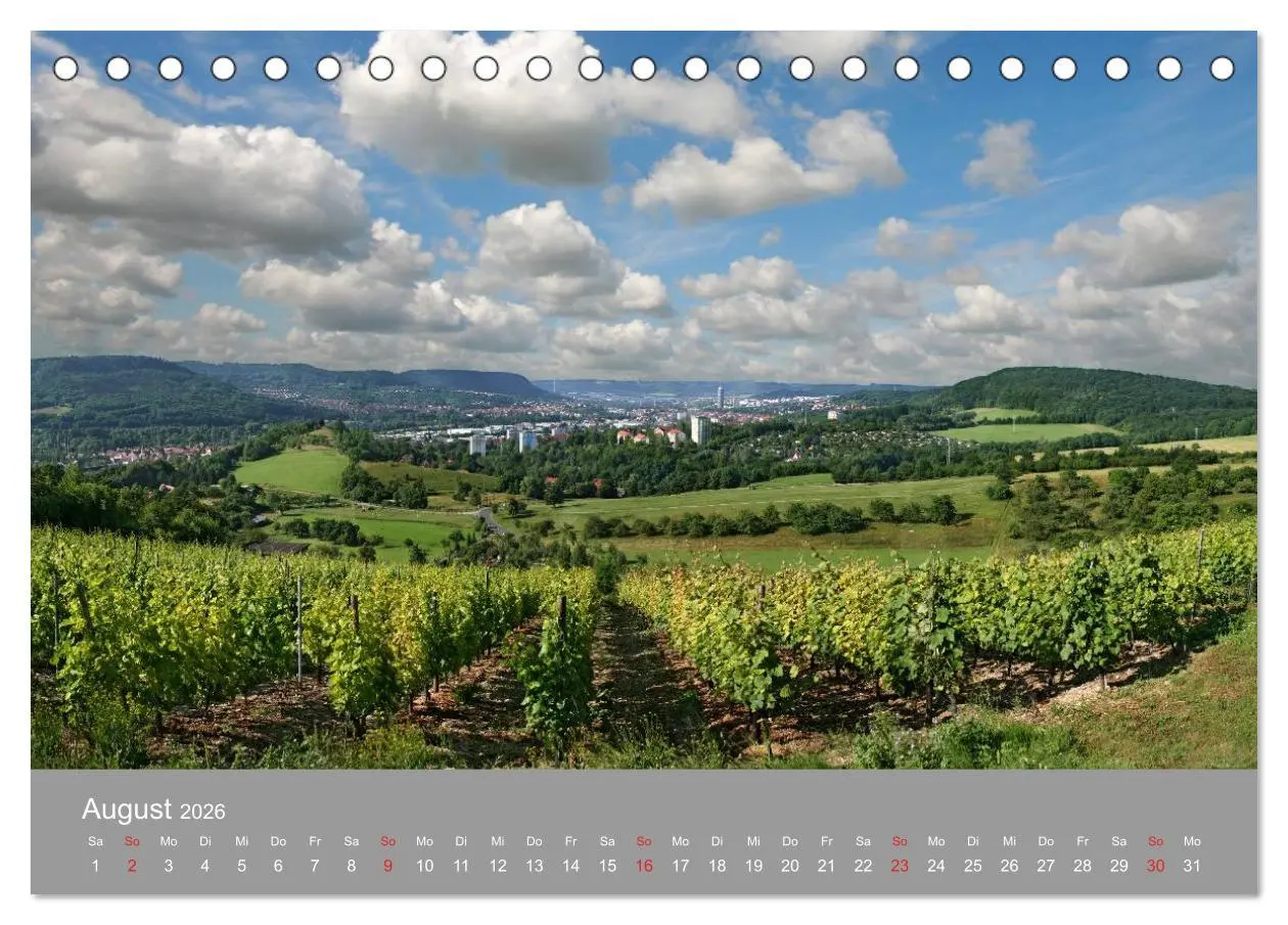 Bild: 9783516092226 | Jena in Thüringen (Tischkalender 2026 DIN A5 quer), CALVENDO...
