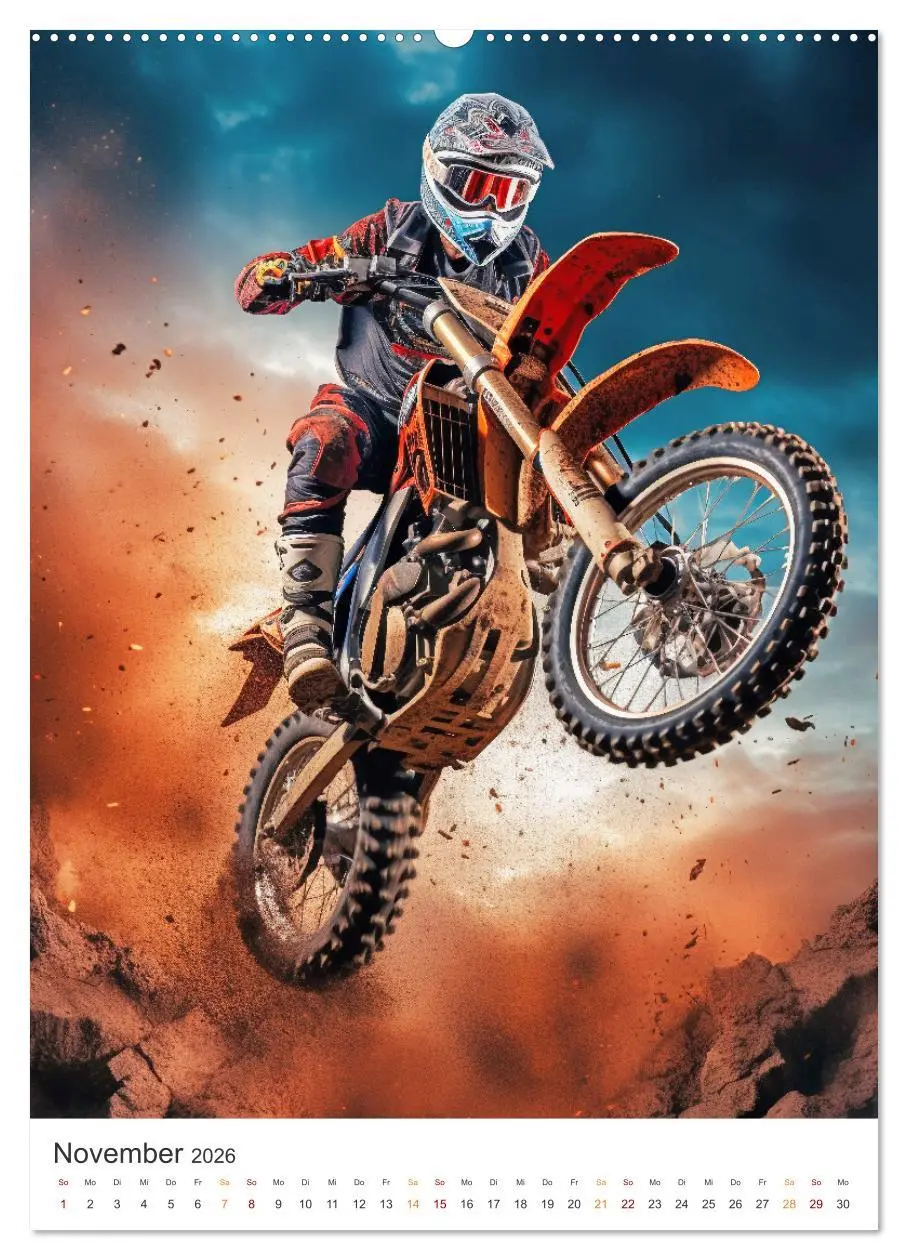 Bild: 9783516302226 | Motocross - Mit Leib und Seele dabei (Wandkalender 2026 DIN A2...