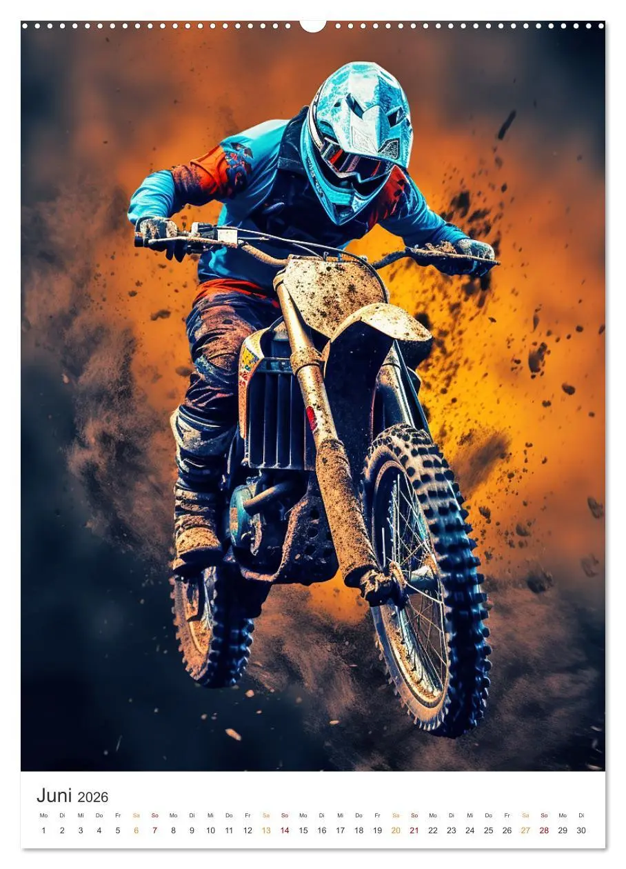 Bild: 9783516302226 | Motocross - Mit Leib und Seele dabei (Wandkalender 2026 DIN A2...