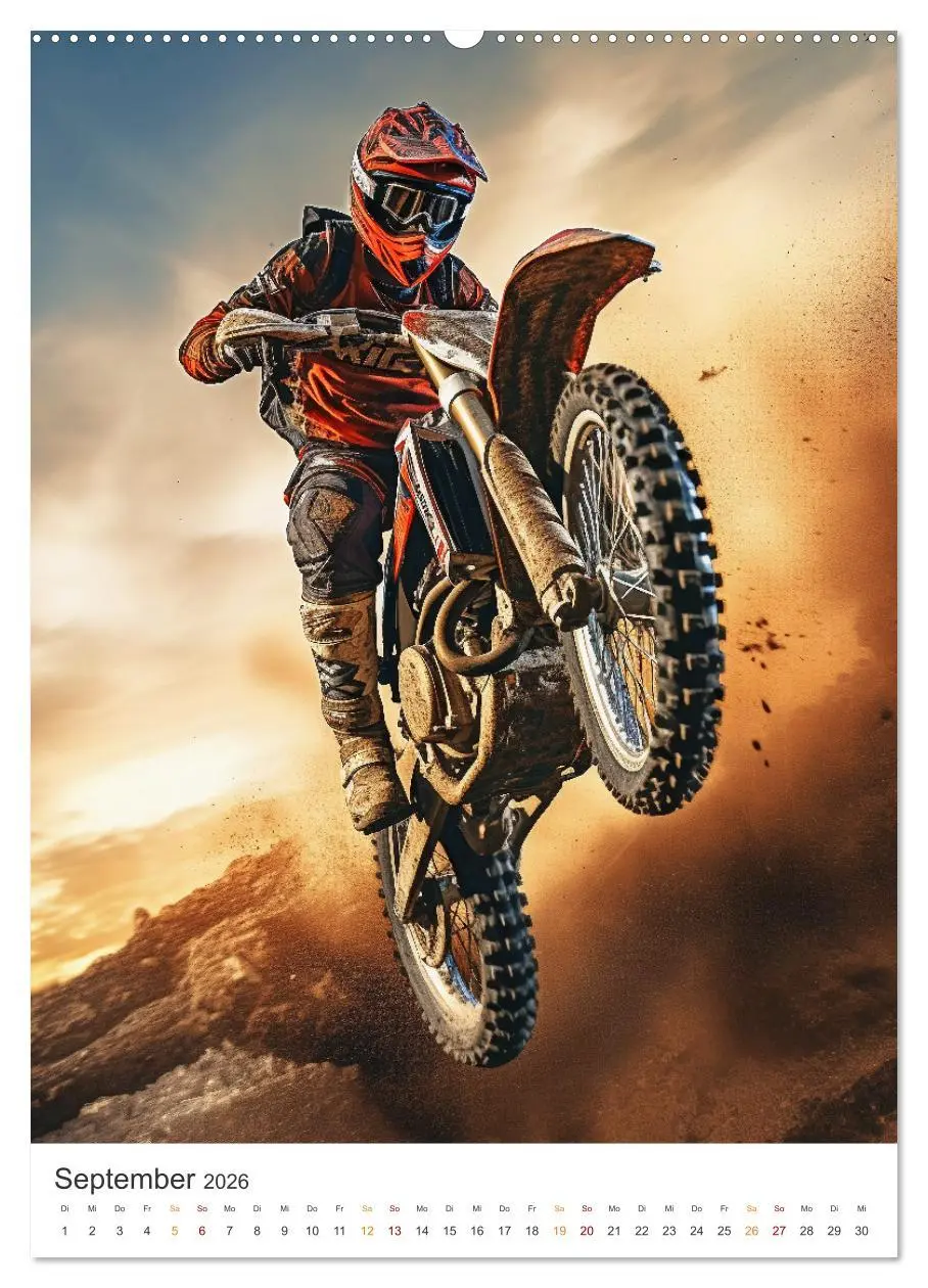 Bild: 9783516302226 | Motocross - Mit Leib und Seele dabei (Wandkalender 2026 DIN A2...