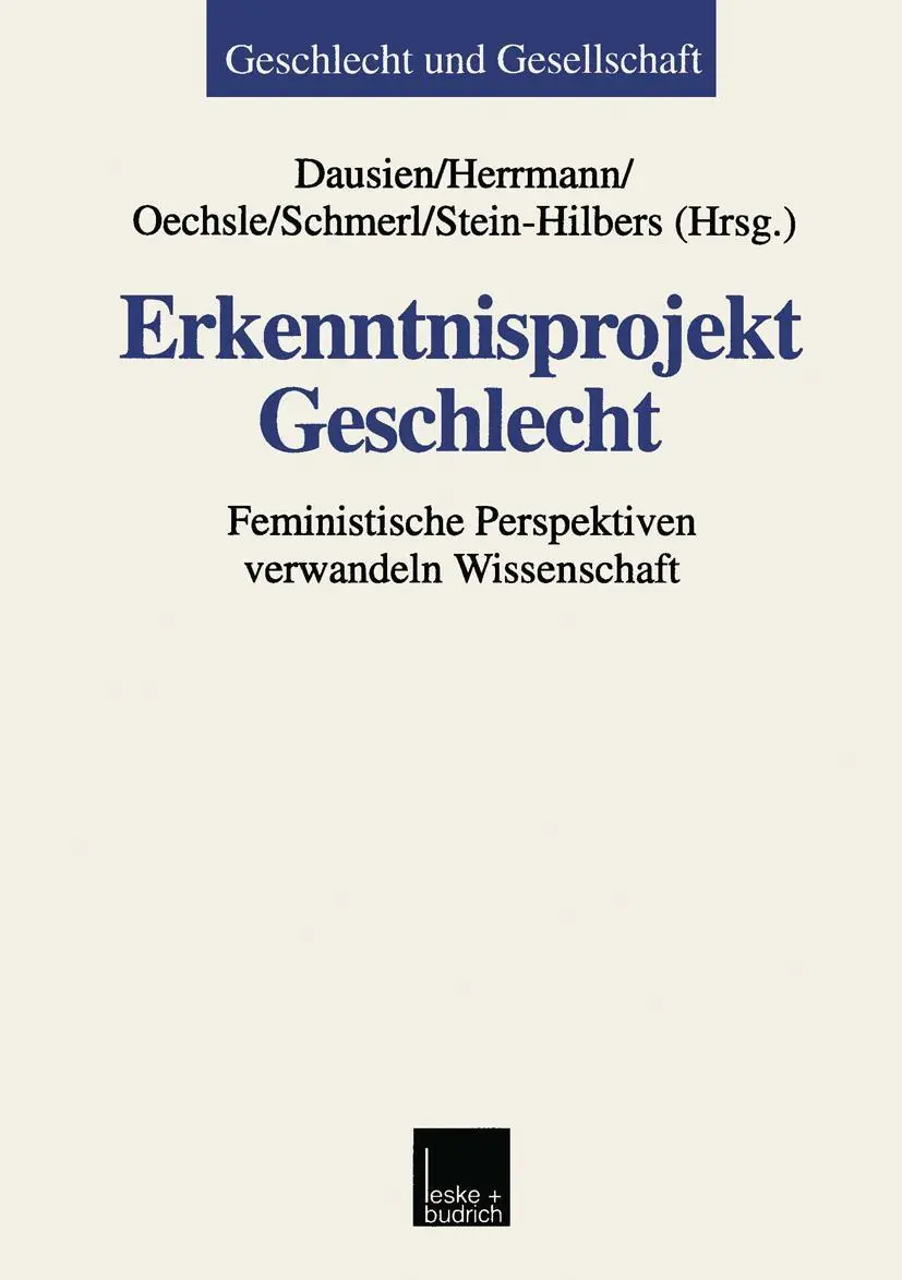 Cover: 9783810022226 | Erkenntnisprojekt Geschlecht | Bettina Dausien (u. a.) | Taschenbuch
