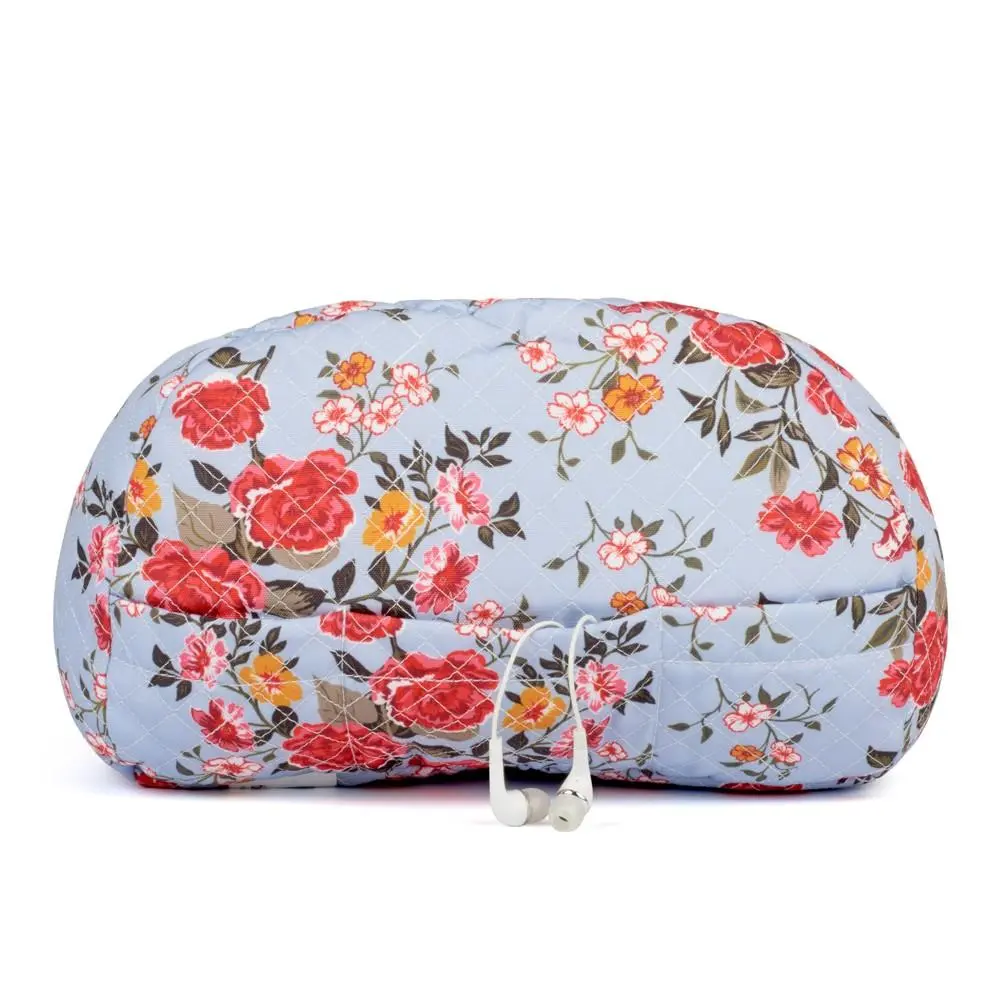 Rückseite: 5060058362326 | Bookcouch Roses - Blumenmotiv hellblau - Lesekissen für Bücher und...