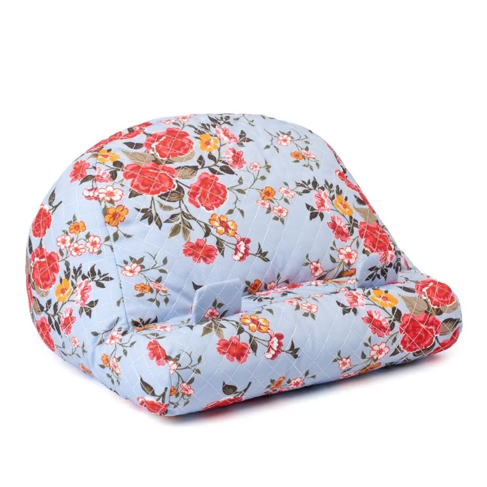 Bild: 5060058362326 | Bookcouch Roses - Blumenmotiv hellblau - Lesekissen für Bücher und...
