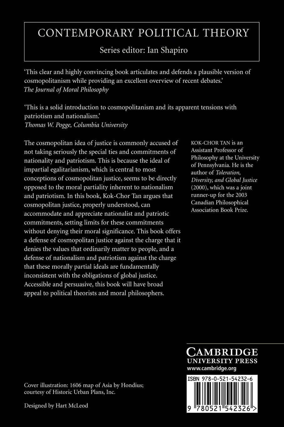 Rückseite: 9780521542326 | Justice Without Borders | Cosmopolitanism, Nationalism, and Patriotism