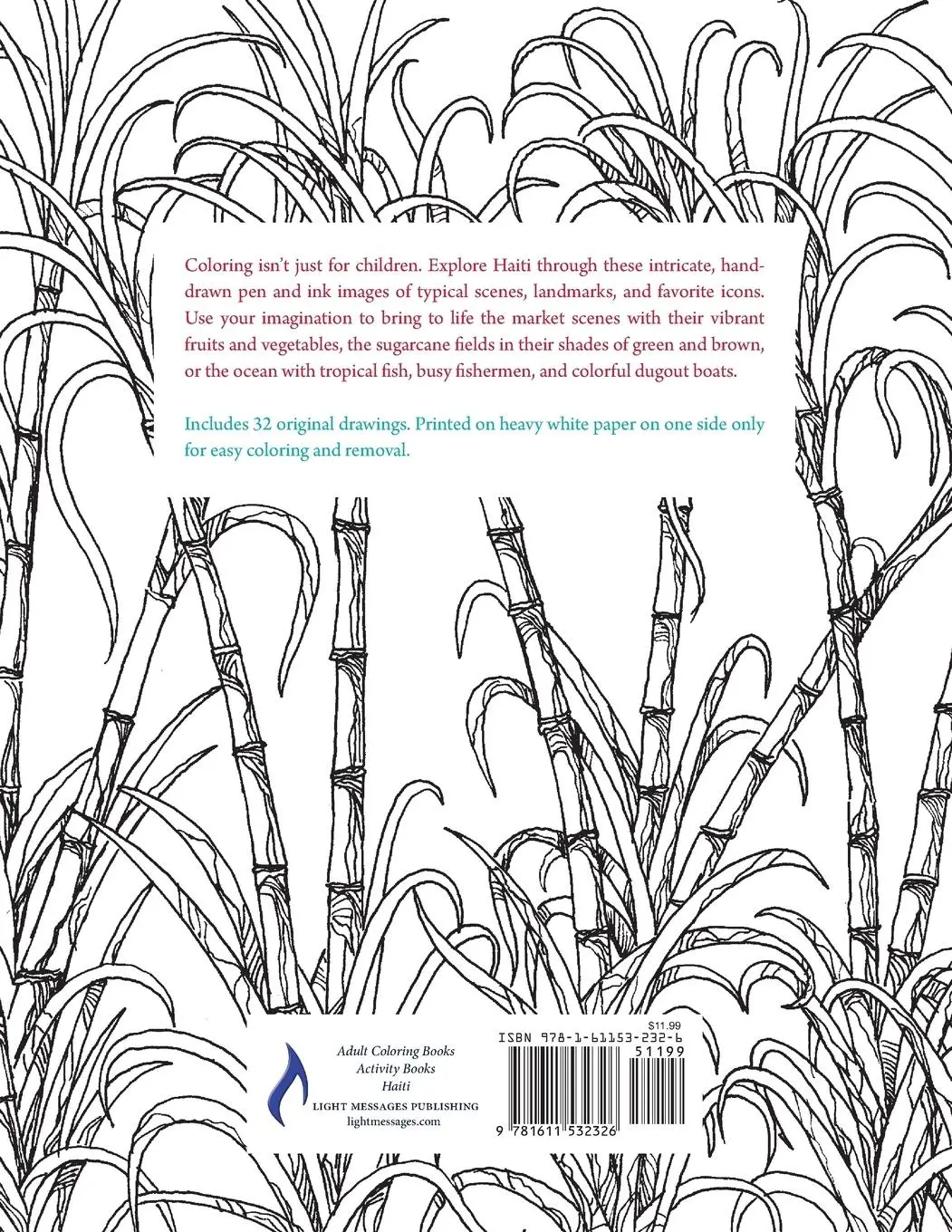 Rückseite: 9781611532326 | Haiti | A Coloring Book for Grown Ups | Taschenbuch | Englisch | 2016