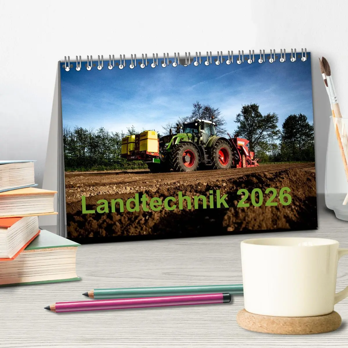 Bild: 9783457822326 | Landtechnik 2026 (Tischkalender 2026 DIN A5 quer), CALVENDO...