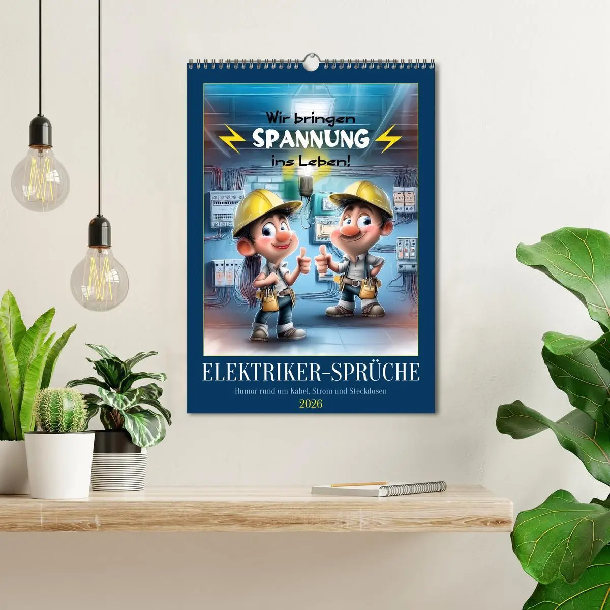 Bild: 9783516602326 | Elektrikersprüche (Wandkalender 2026 DIN A3 hoch), CALVENDO...
