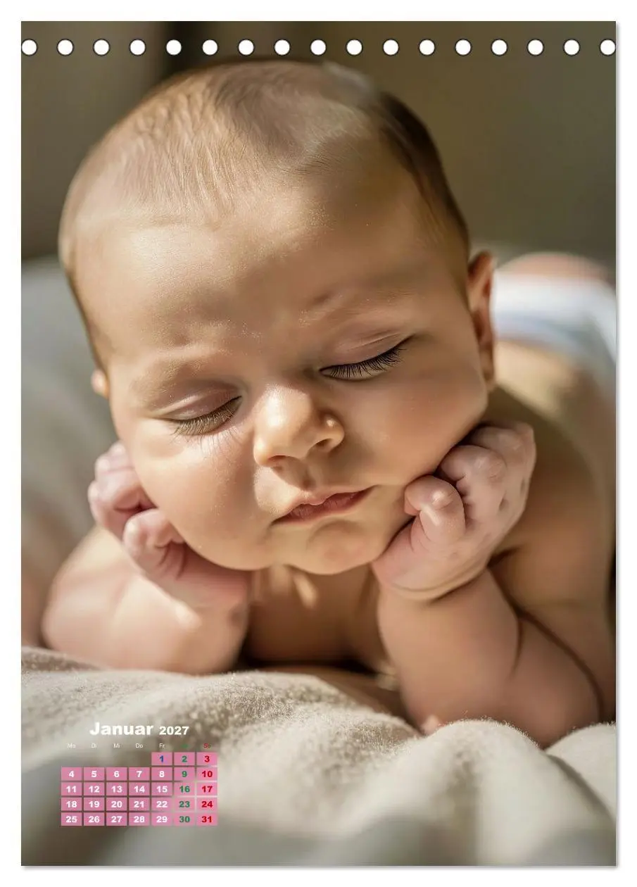 Bild: 9783516772326 | Glückliche Babys (Tischkalender 2027 DIN A5 hoch), CALVENDO...