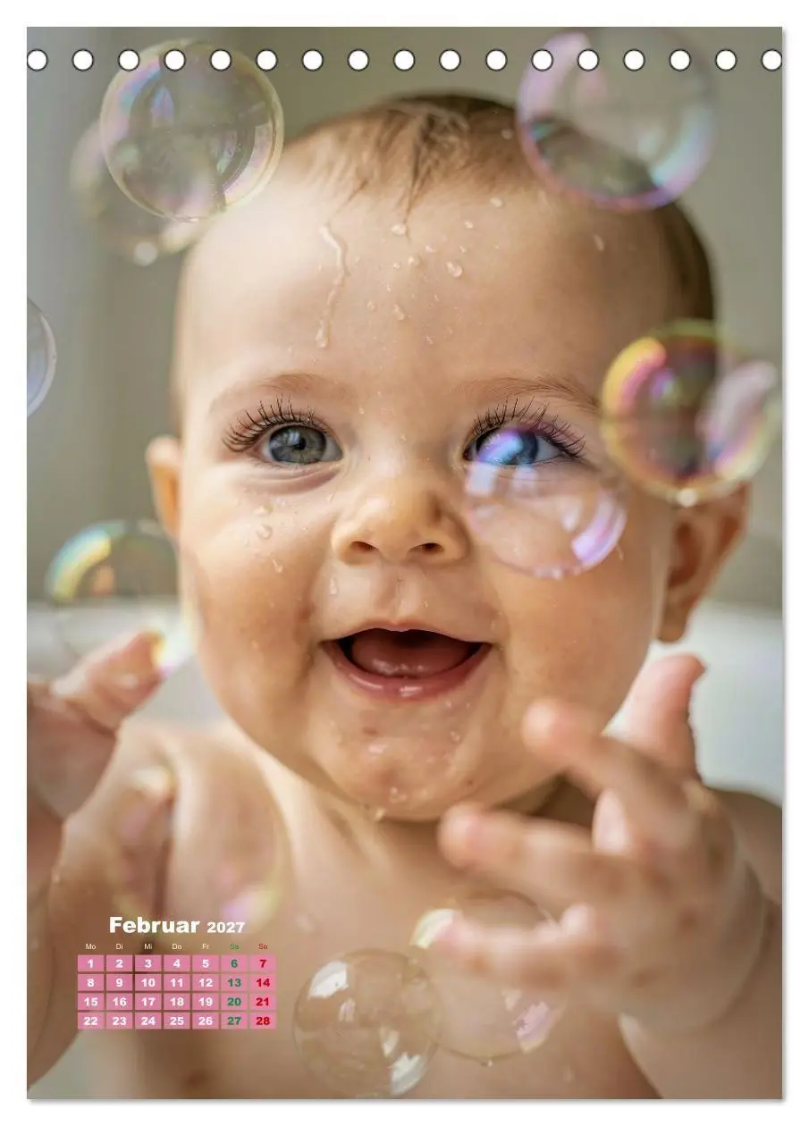 Bild: 9783516772326 | Glückliche Babys (Tischkalender 2027 DIN A5 hoch), CALVENDO...