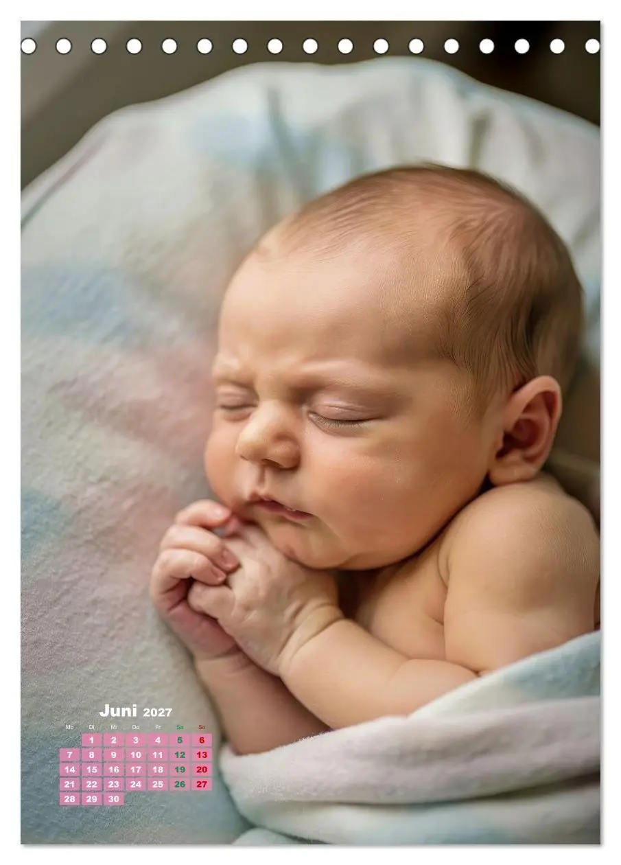Bild: 9783516772326 | Glückliche Babys (Tischkalender 2027 DIN A5 hoch), CALVENDO...