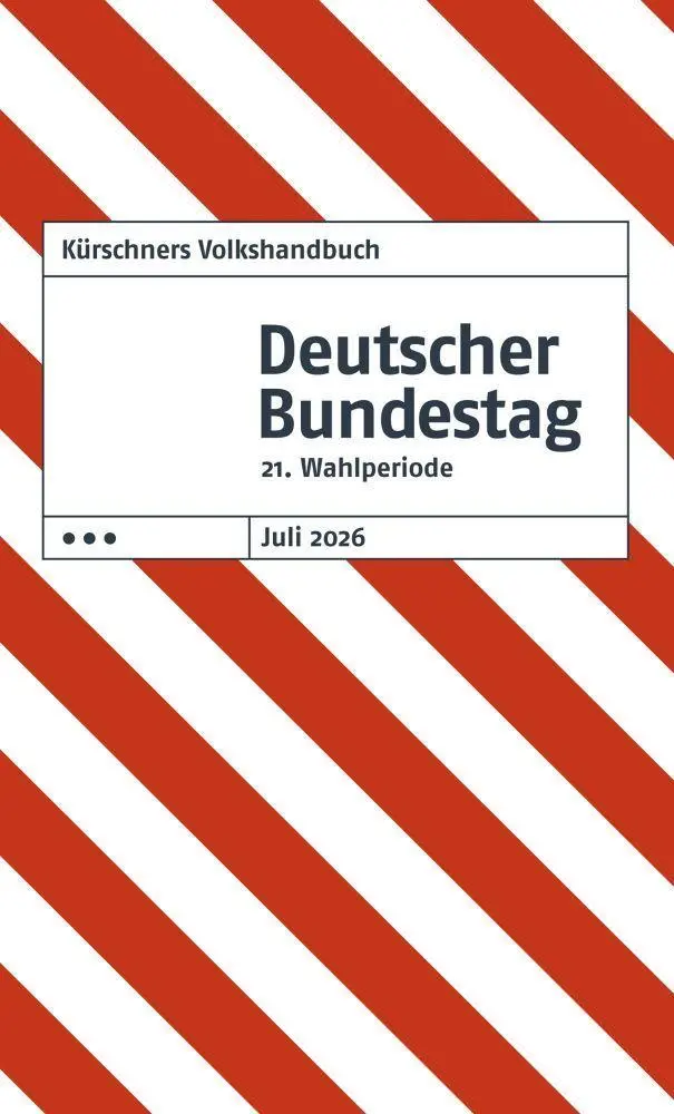 Cover: 9783958792326 | Kürschners Volkshandbuch Deutscher Bundestag | 21. Wahlperiode | Buch